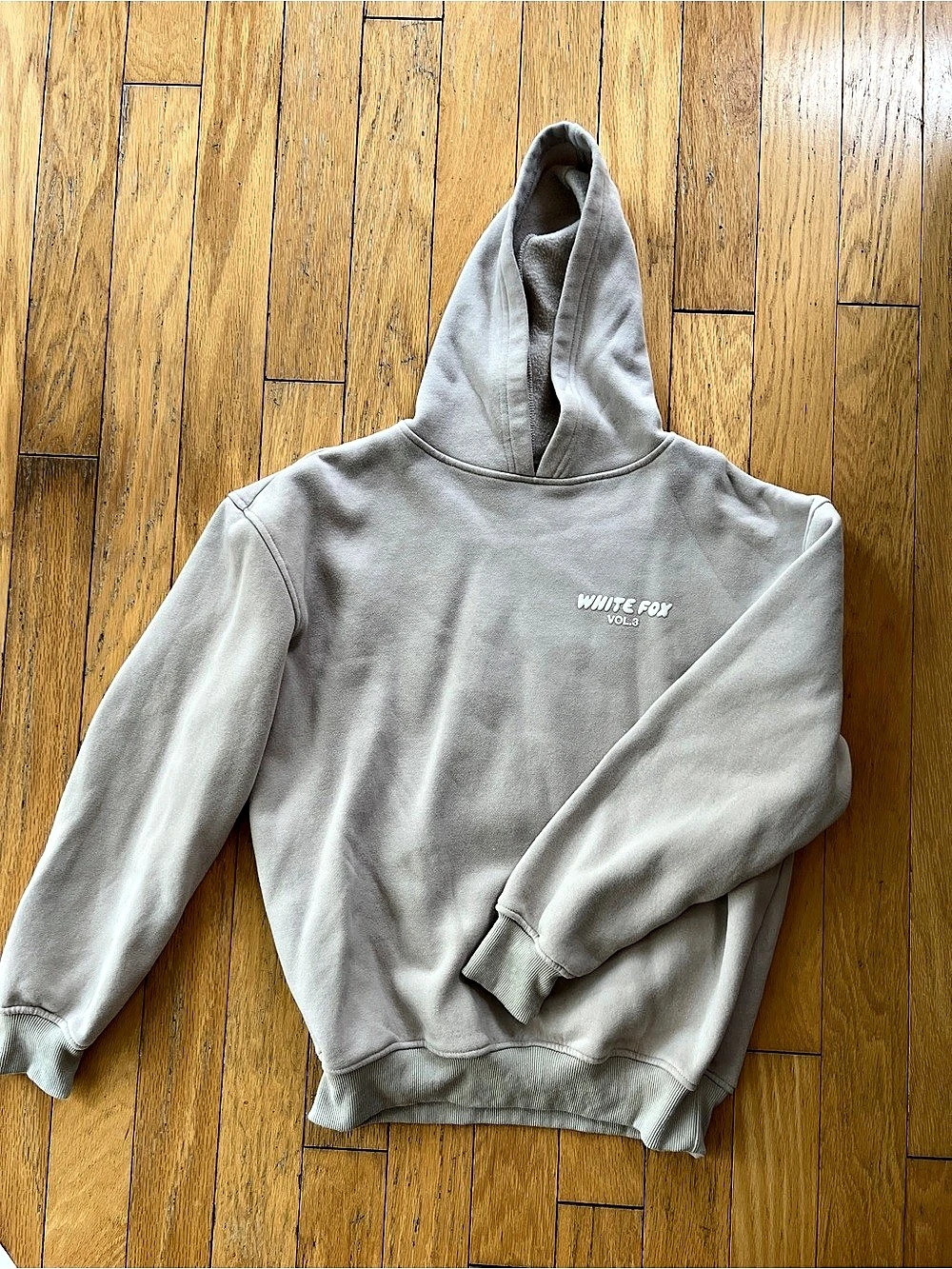 White Fox Vol.3 tan Graphic Hoodie